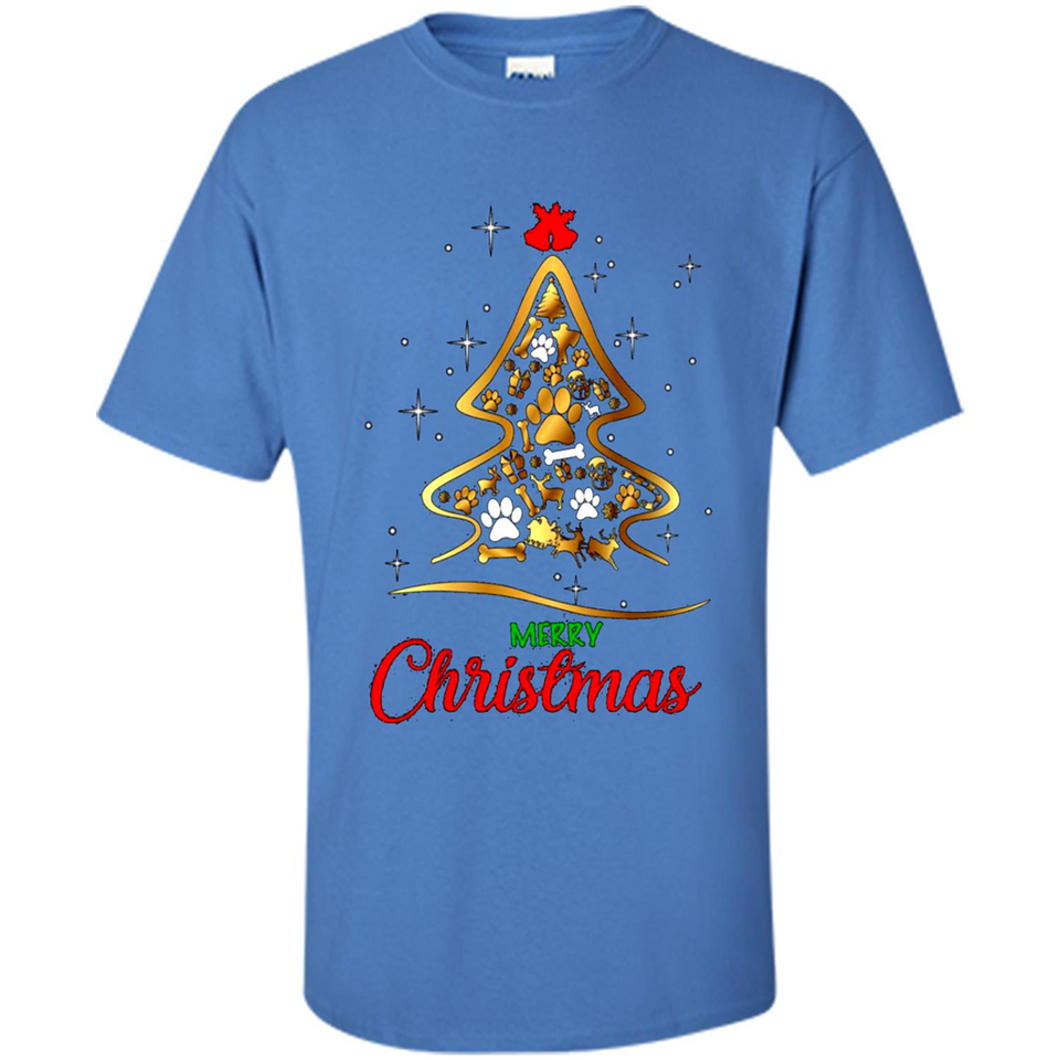 Merry Christmas Dogs Christmas Tree sweater PINGPONG