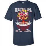 November Girl Flower - Shirt