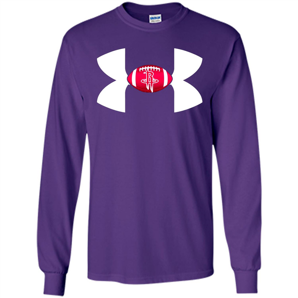 Houston Rockets Under Armour Logo - Long Sleeve T-Shirt