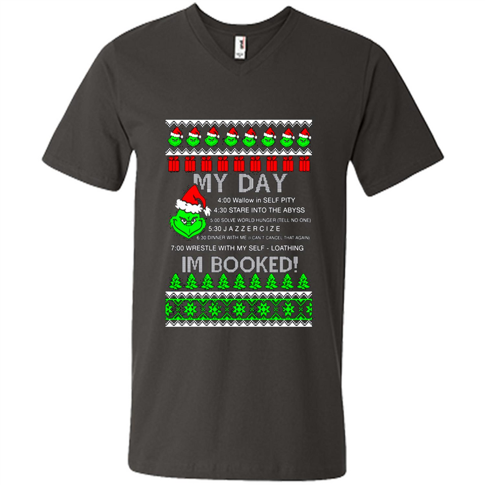 Mr Grinch my day I’m booked Christmas sweater PINGPONG