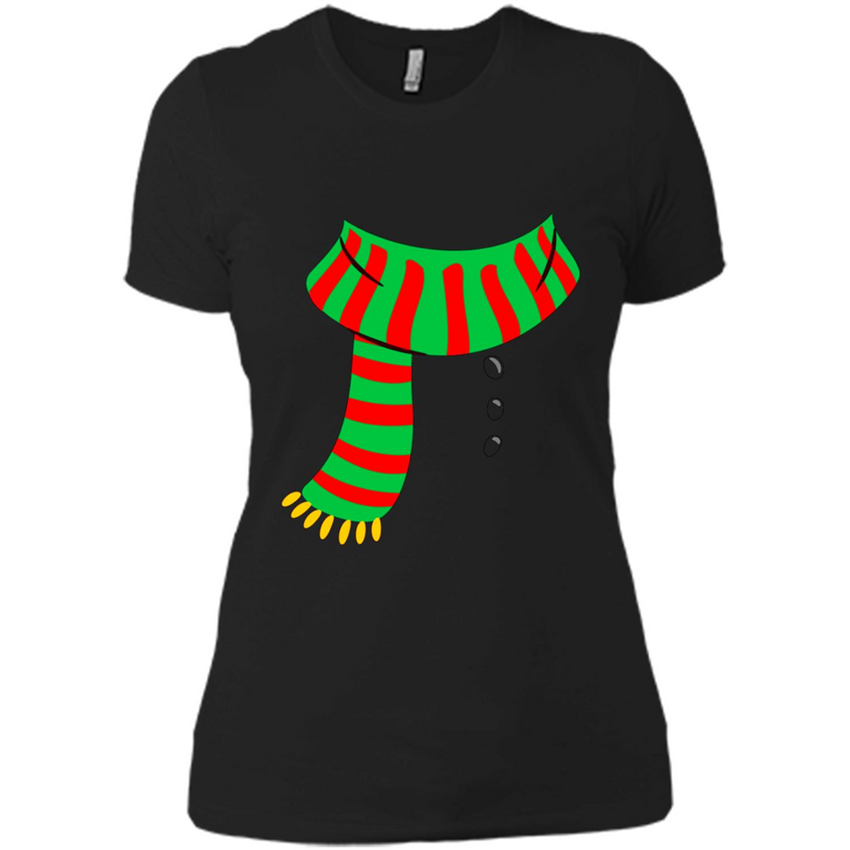 Snowman Scarf Costume T-shirt Christmas