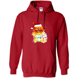 Pomeranian Santa Lights Christmas Dog Xmas Sweatshirt - Hoodie