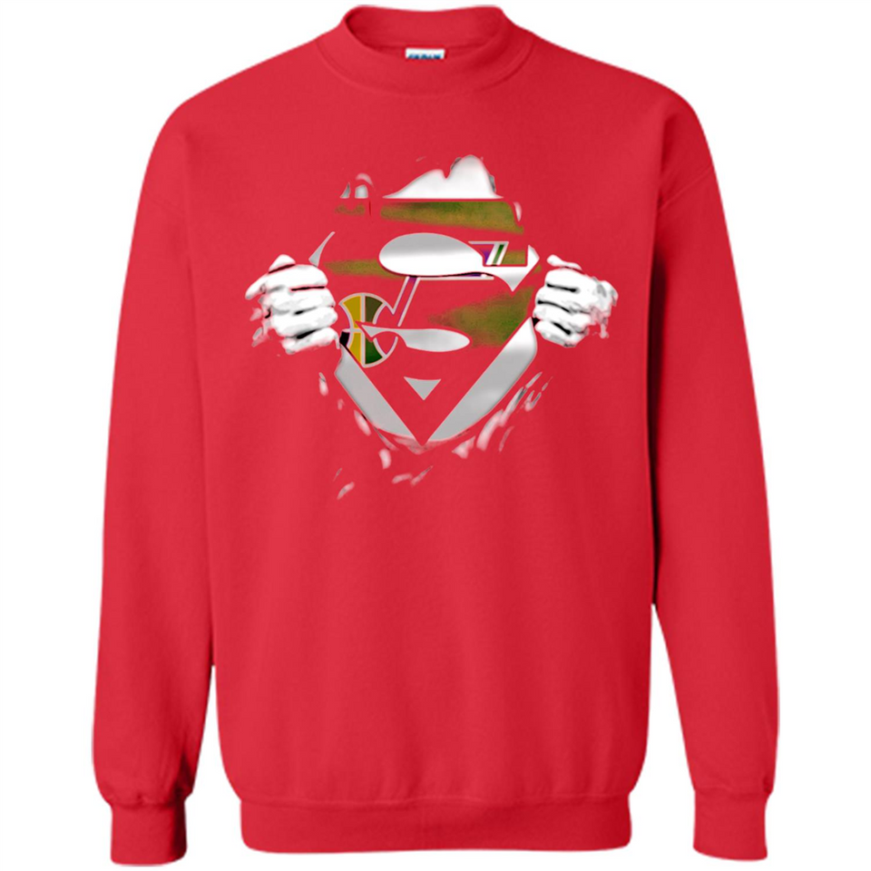 Utah Jazz And Superman Fans - Sweatshirt