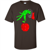 Christmas The Grinch Hand Holding Apple Ornament sweater - Shirt