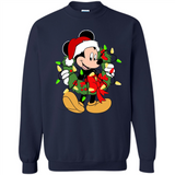 Disney Mickey Mouse Christmas Lights Sweatshirt - Sweatshirt