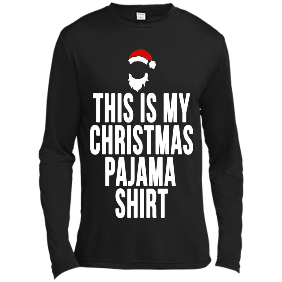 This is my pajama Tshirt Christmas - Canvas Long Sleeve T-Shirt