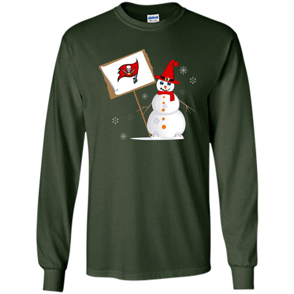 Tampa Bay Buccaneers Snowman Funny