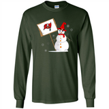 Tampa Bay Buccaneers Snowman Funny