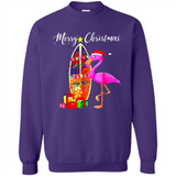 Flamingo Christmas Shirt, Merry Christmas Shirt , Flamingo - Sweatshirt