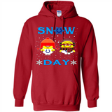 Snow Day Shirt For Indianapolis Colts Vs Minion Fans pingpong