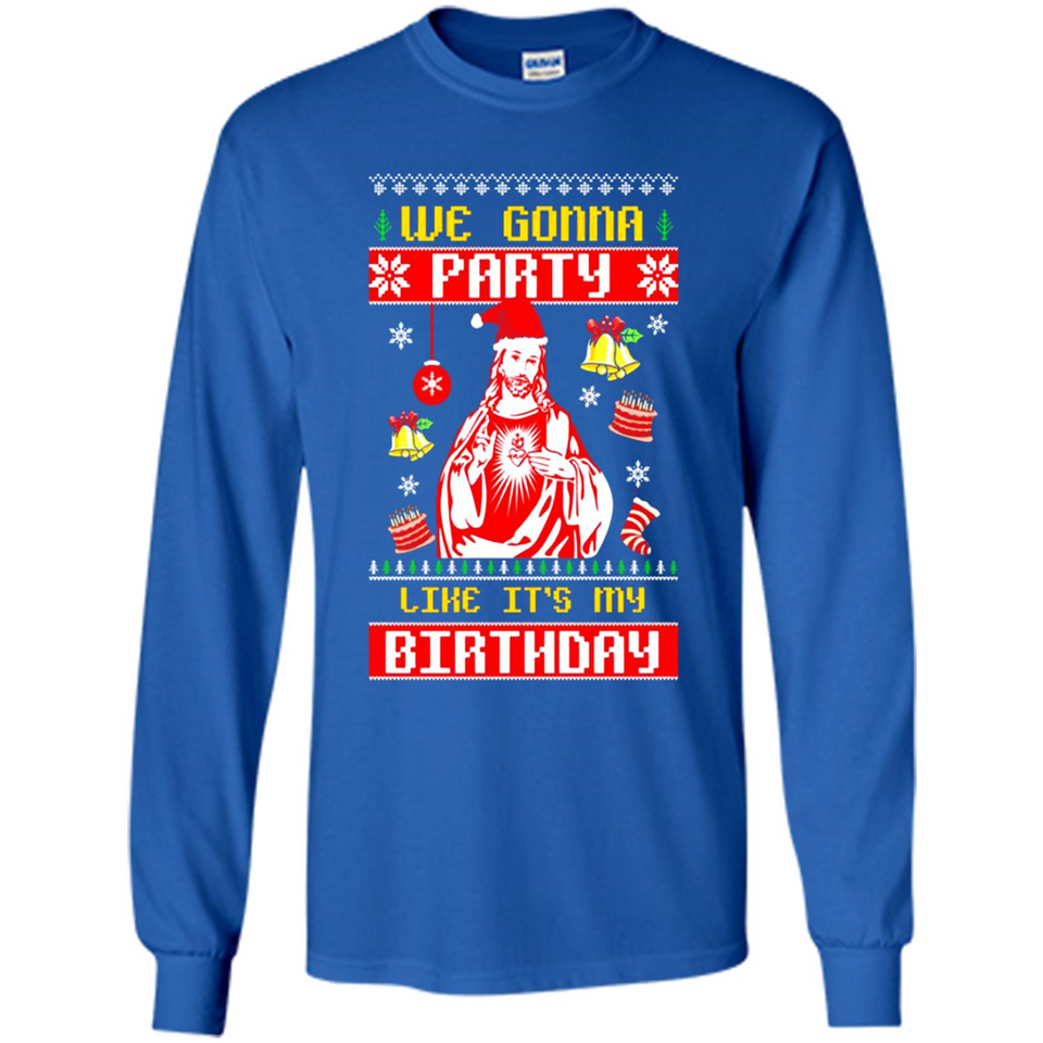 We Gonna Party Like It's My Birthday Jesus Christmas PINGPONG