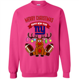 New York Giants NFL Reindeer Funny Merry Christmas And Happy New Year