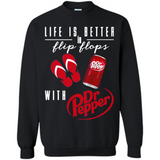 LIFE IS BETTER IN FLIP FLOPS WITH DR PEPPER