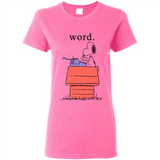 Snoopy Word - Ladies Short-Sleeve