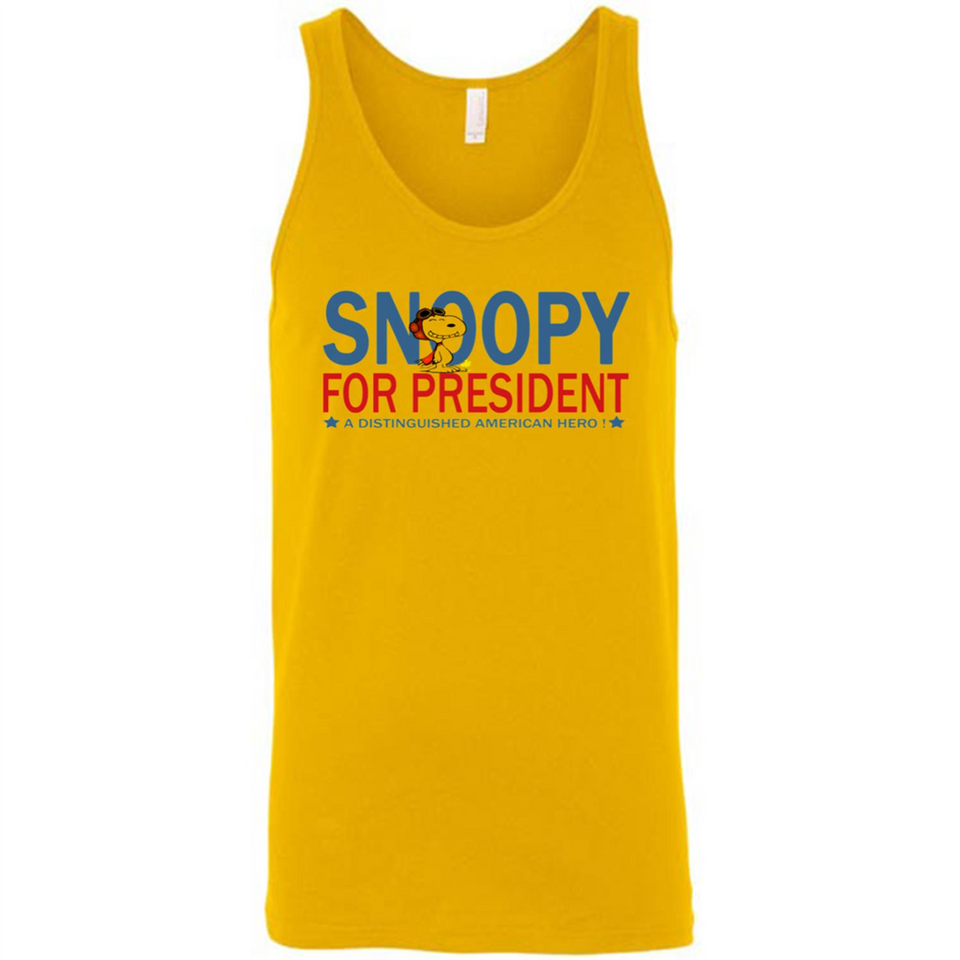 Snoopy for President - Canvas Unisex Tank