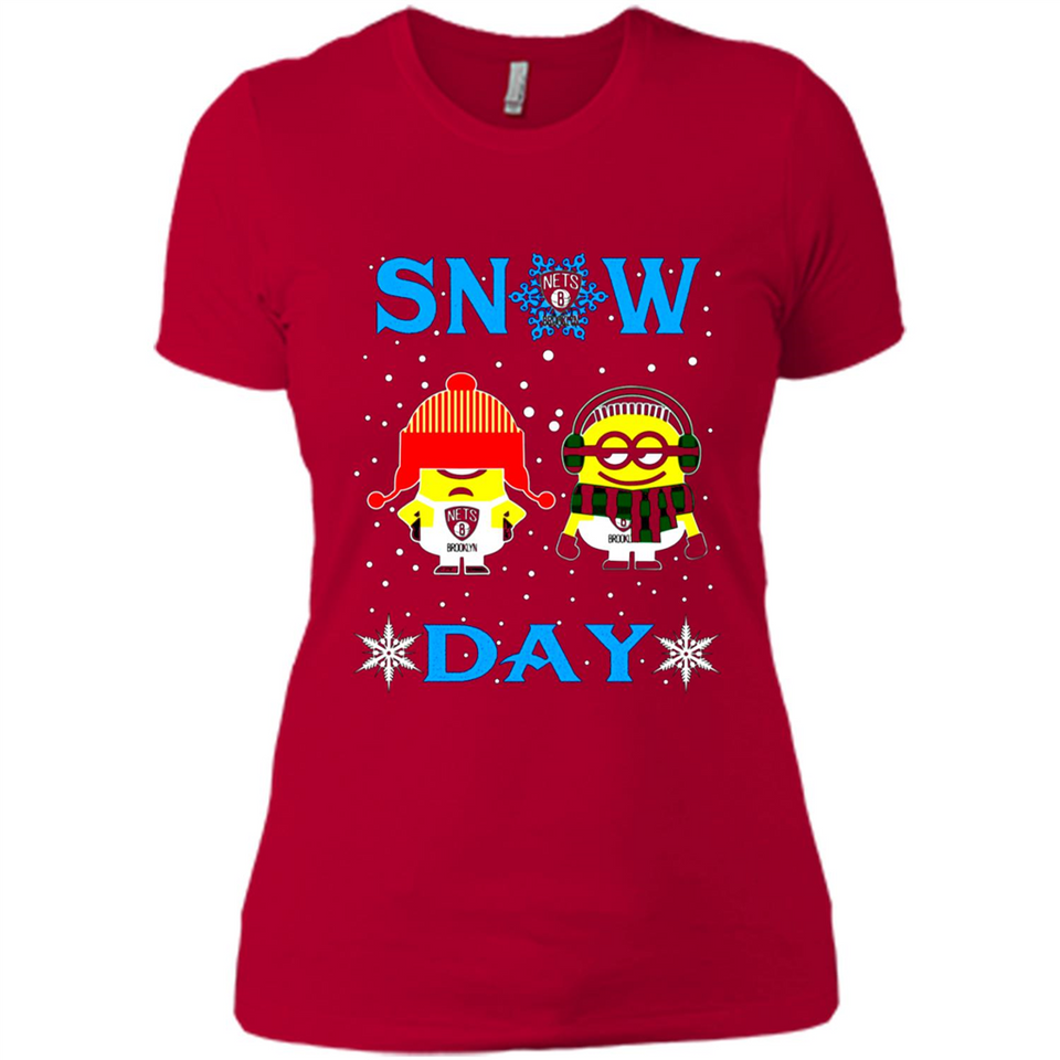 Snow Day Shirt For Brooklyn Nets Vs Minion Fans pingpong