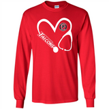 Stethoscope Heart Love Atlanta Falcons For Football Lovers