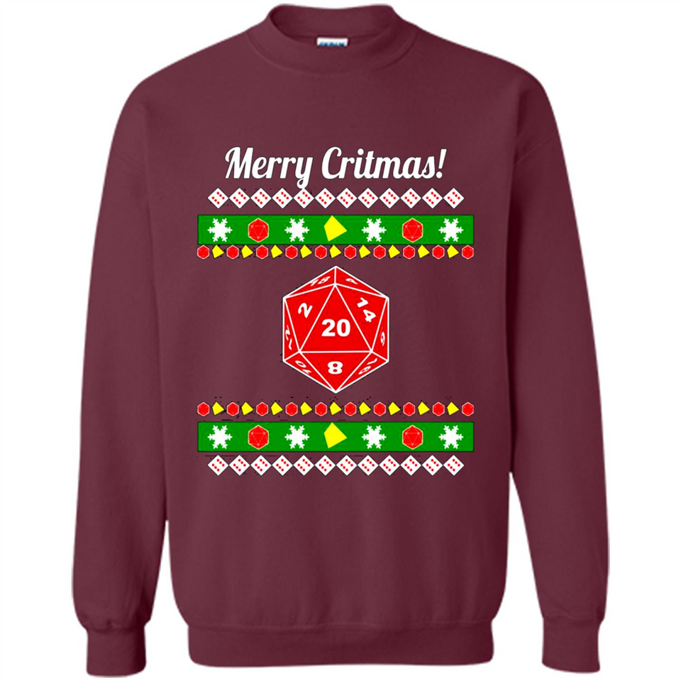 Merry Critmas ugly sweater PINGPONG