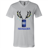 Dilly Dilly Reinbeer Funny Beer Reindeer Christmas Sporty - Canvas Unisex V-Neck