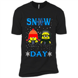 Snow Day Shirt For Detroit Tigers Vs Minion Fans pingpong
