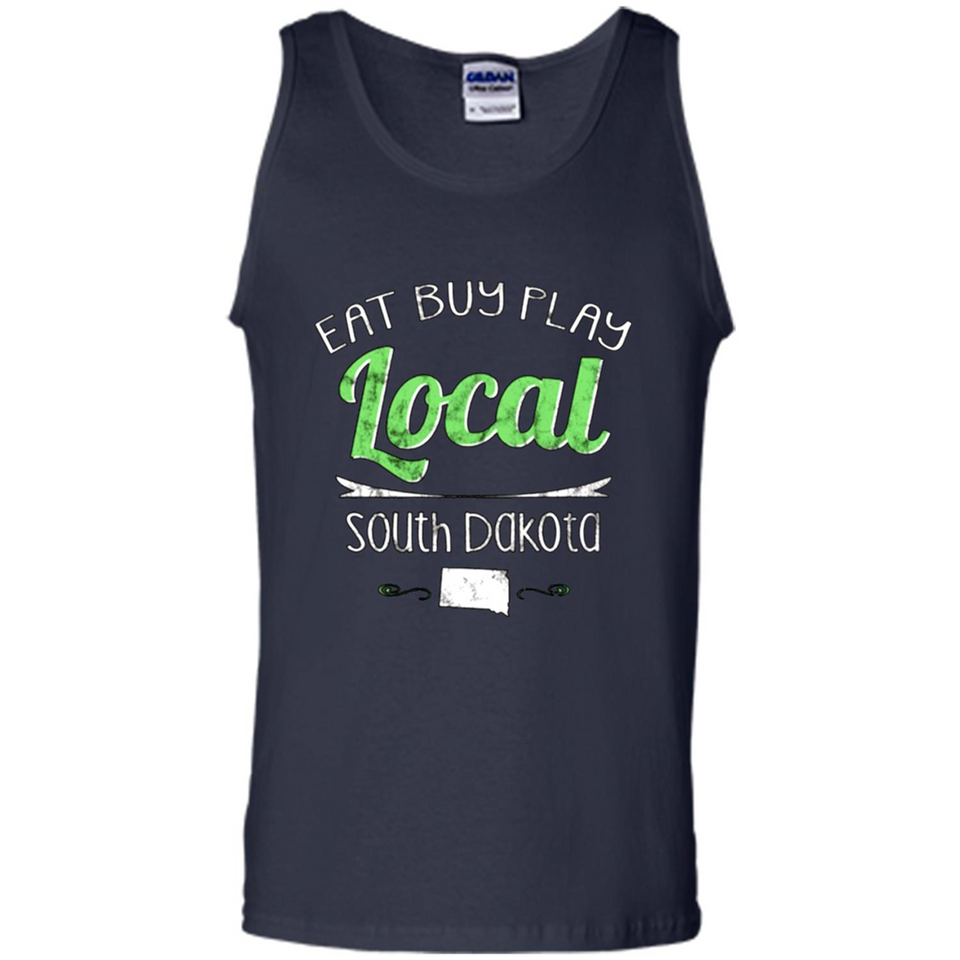Eat Buy Play Local South Dakota Distressed PING PONG