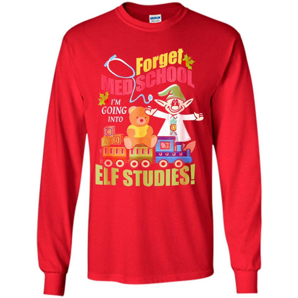 Forget Med School I’m Going Into Elf Studies Teddy Bear On Train