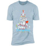 Christmas Ugly Sweater Animal Tree Pine Merry Christmas - Premium Short Sleeve T-Shirt