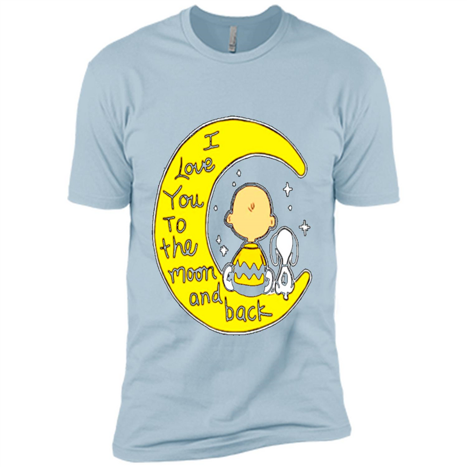 I LOVE YOU TO THE MOON AND BLACK CHARLIE BROWN AND SNOOPY