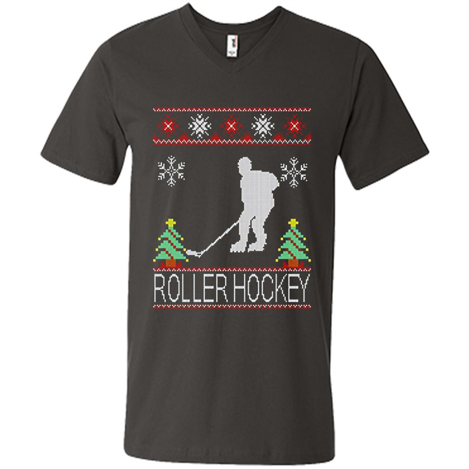 roller hockey Christmas ugly