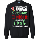 Spread Christmas Cheer Lunch Family Xmas Gift Ls - Sweatshirt