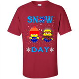 Snow Day Shirt For Buffalo Bills Vs Minion Fans pingpong