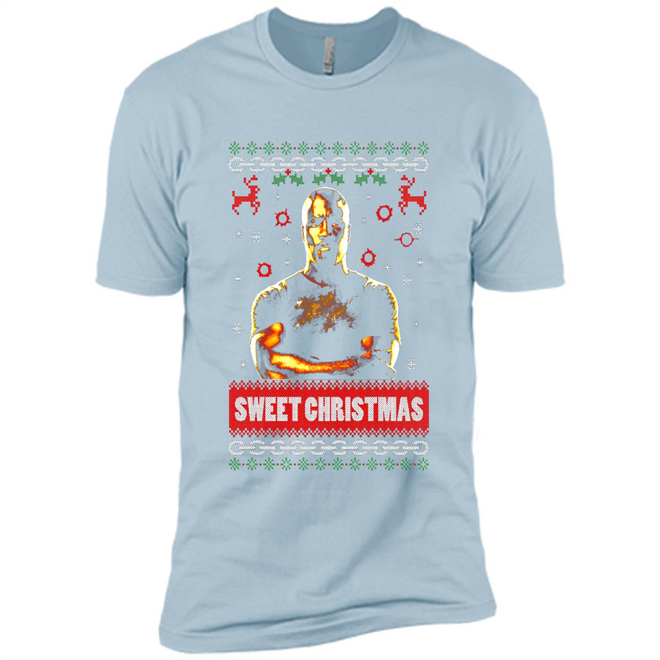 Christmas Ugly Sweater Floyd Mayweather Sweet Christmas - Premium Short Sleeve T-Shirt