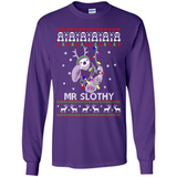 Mr Slothy Christma - Long Sleeve T-Shirt