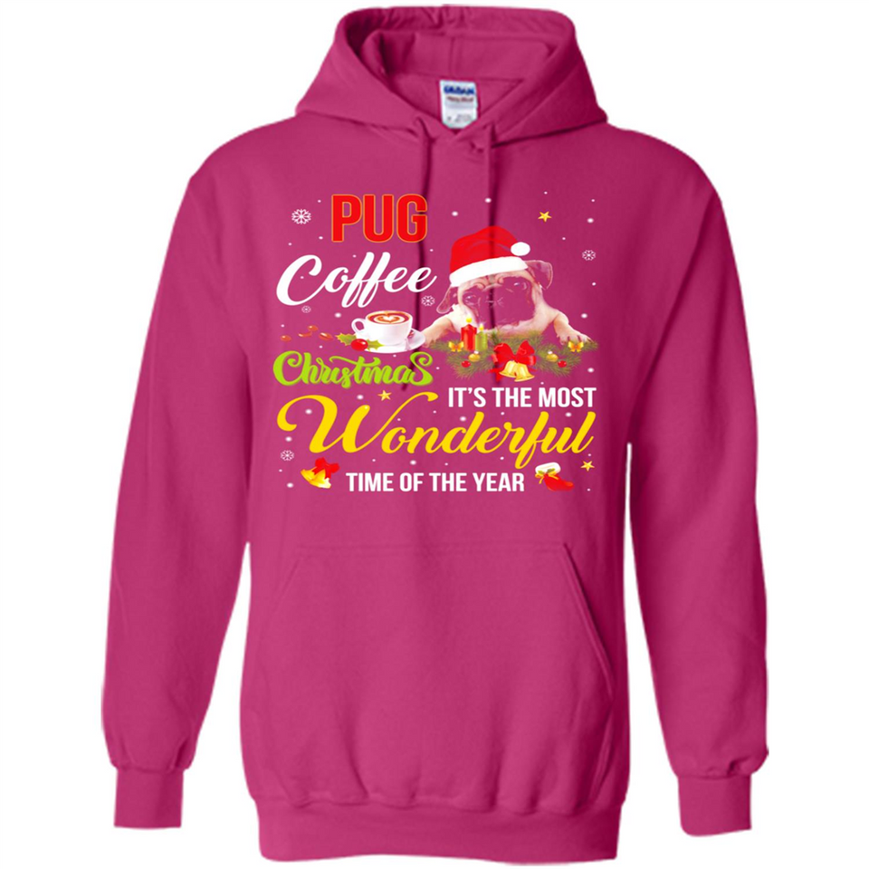 Pug Coffee Wonderful Christmas