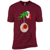Amazing Phoenix Sun Glitter Grinch Monogram Ornament Christmas Gift - Premium Short Sleeve T-Shirt