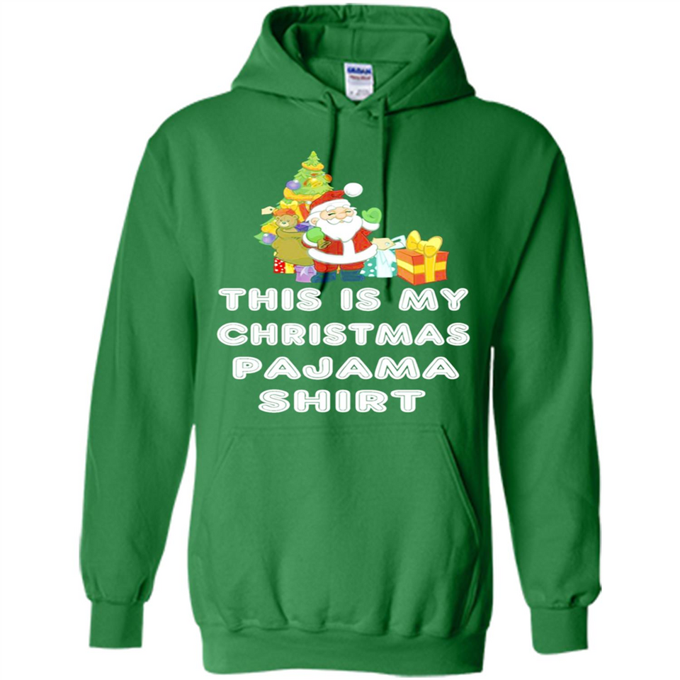 This is My Christmas Pajama Shirt - Santa Bear Tree Gift Tee