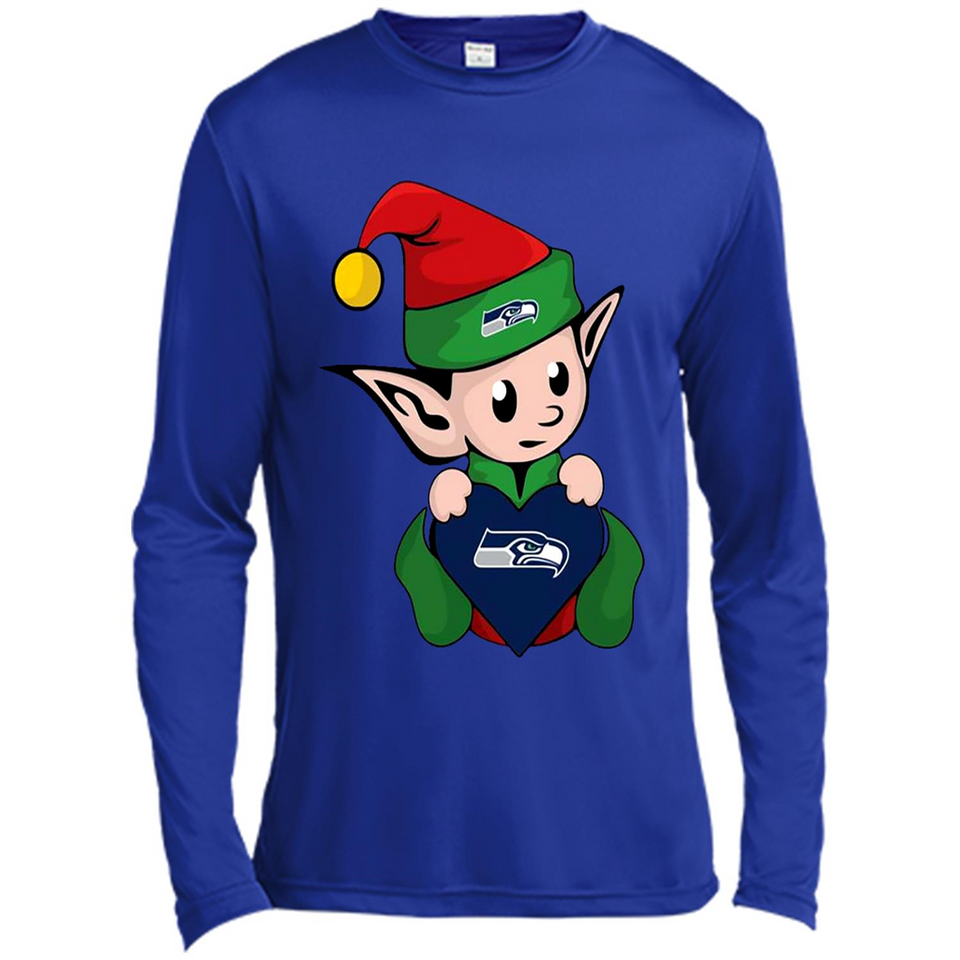 Seattle Seahawks ELF Elves Grinch Santa Claus