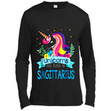 Unicorns are born in Sagittarius Birthday Rainbow Custom Ultra Cotton