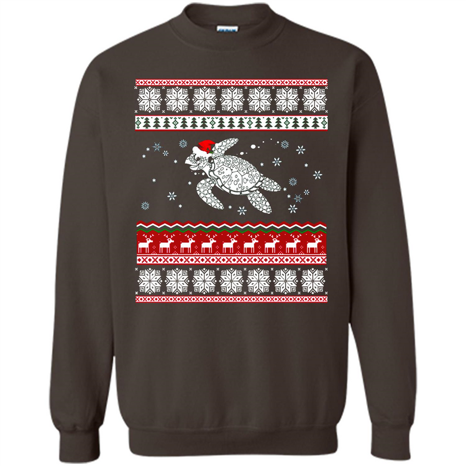 Sea Turtle Ugly Christmas T-Shirt - Sweatshirt