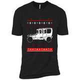 Christmas Ugly Sweater Automobile Ugly Christmas Sweater - Premium Short Sleeve T-Shirt