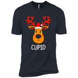Cupid Santa Claus Funny Xmas Holiday T-Shirt - Premium Short Sleeve T-Shirt