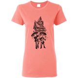 Mariachi Skeleton Shirt Dia De Los Muertos Tequila - Ladies Short-Sleeve