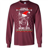 Morning Person Dutch Shepherd Funny Xmas - Long Sleeve T-Shirt