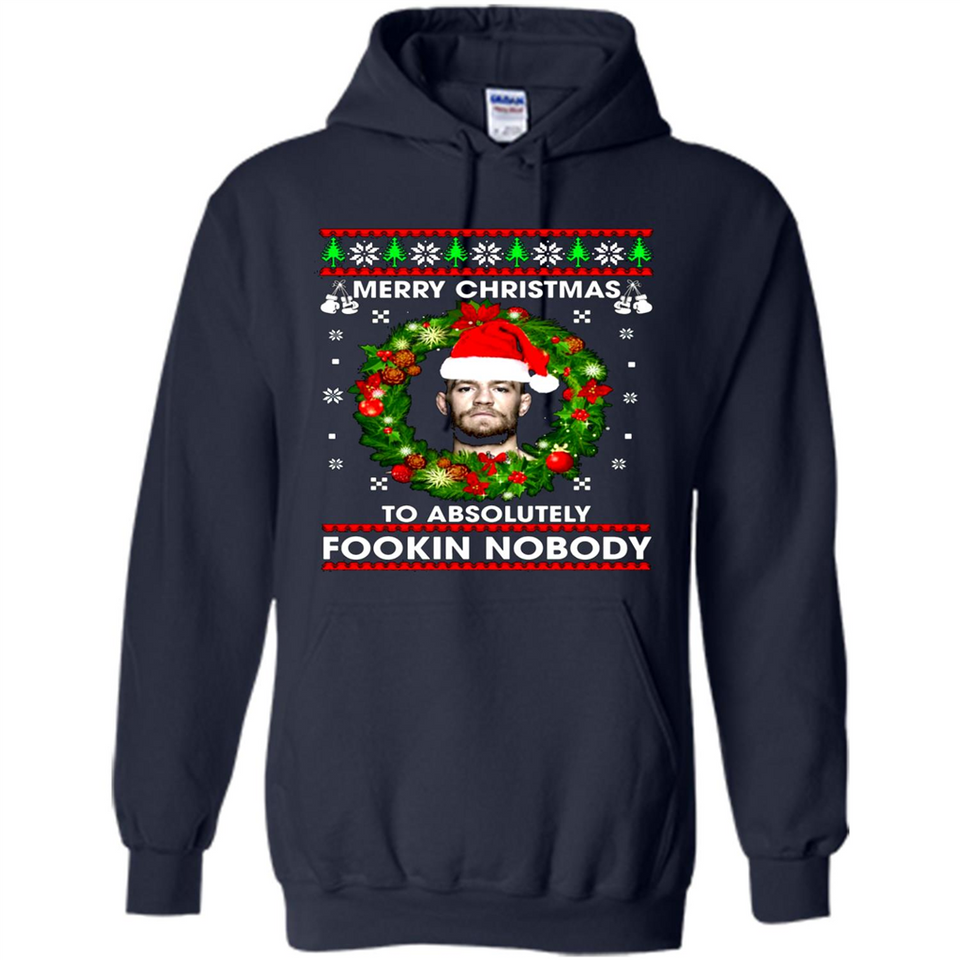 Merry Fookin Christmas Conor Mcgregor sweater PINGPONG