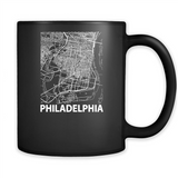 Philadelphia Pennsylvania City Map Souvenir