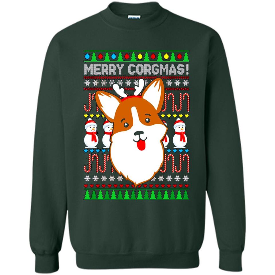 Merry Corgmas Christmas sweater PINGPONG