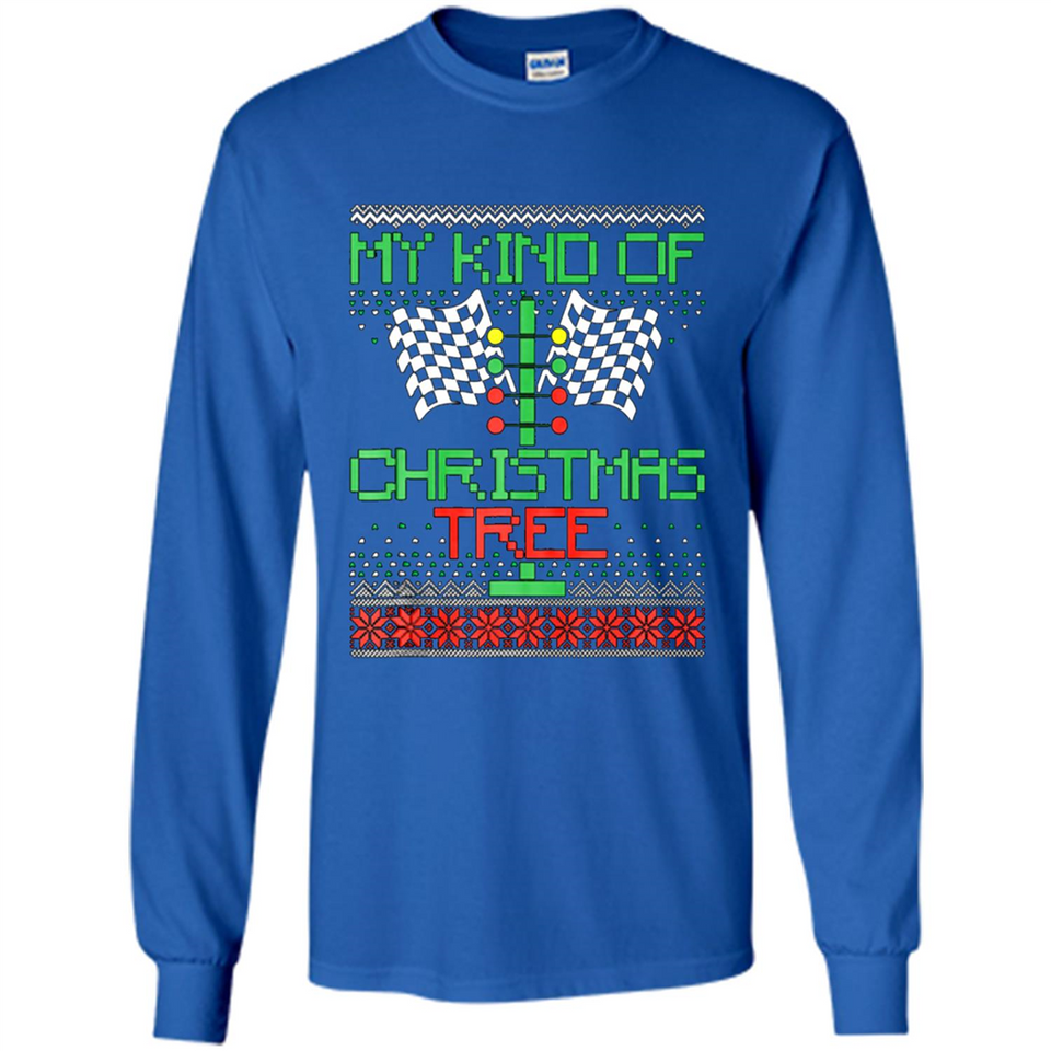 Funny Drag Racing Ugly Christmas Holiday Tree PING PONG