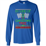 Funny Drag Racing Ugly Christmas Holiday Tree PING PONG