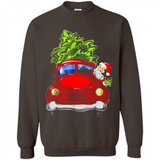 Vintage Santa red Truck Christmas Tree PINGPONG