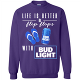 LIFE IS BETTER IN FLIP FLOPS WITH BUD LIGHT